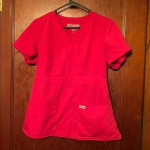 Watermelon Greys Anatomy Scrub top